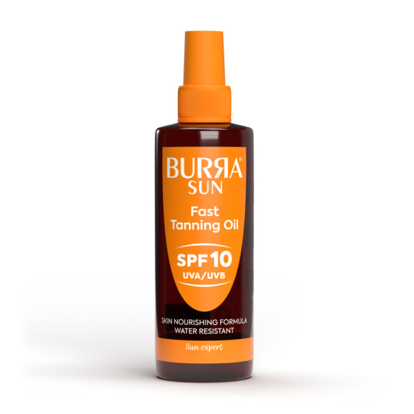 Burra Sun Fast Tanning Oil Spf10 200ml